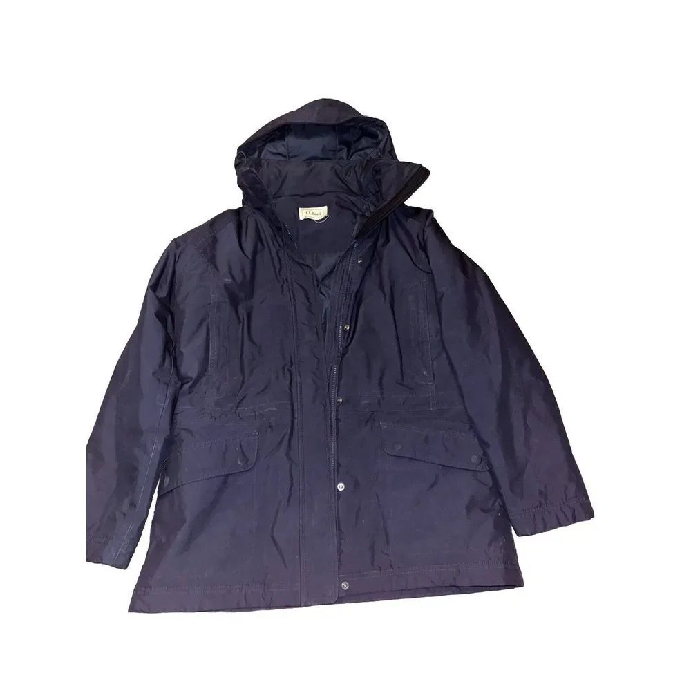 LL Bean Womens Winter Puffer Jacket Thinsulate Insulation‎ Used